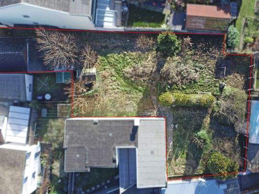 Luftbild mit Umrandung