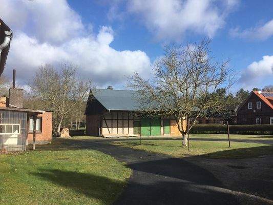 Blick auf die Scheune