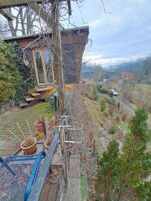 Blick von der Terrasse 