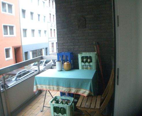 Blick auf den Balkon