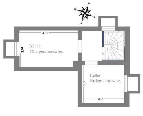 Grundriss Keller