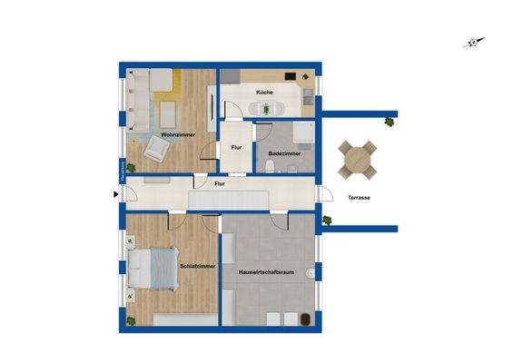 Grundriss Vorderhaus EG