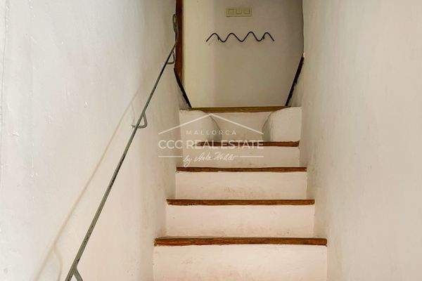 Aufgang zur oberen Wohnebene