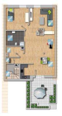 Hallertorstraße Dachgeschoss