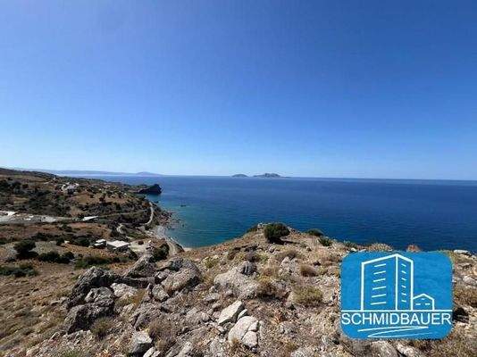 Kreta, Agios Pavlos: Riesiges Küstengrundstück mit Baugenehmigung zu verkaufen