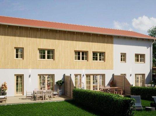 Süd Ansicht u. Terrasse