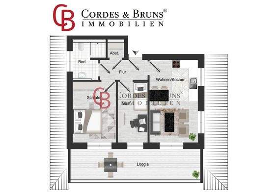 Grundriss Wohnung 4