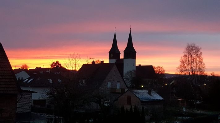 Sunset vom Balkon