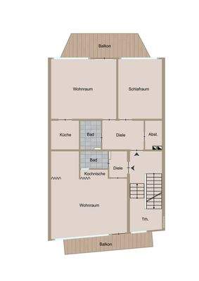 1. Obergeschoss Vorderhaus