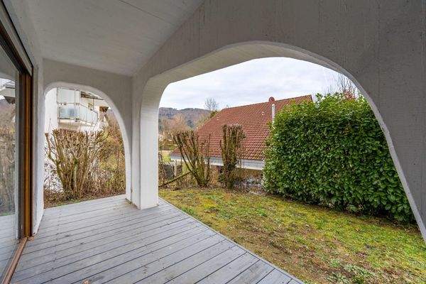 Terrasse am Schlafzimmer