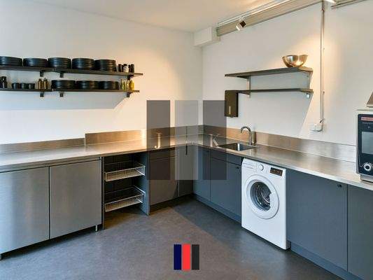 Küche Ladenfläche Innenansicht Visualisierung