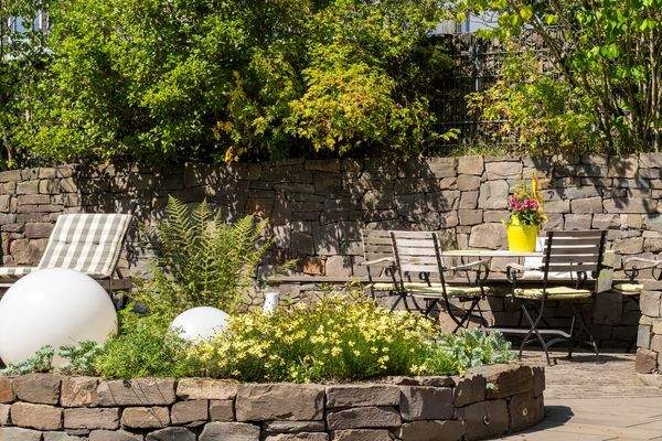 Liebevoll angelegter Garten