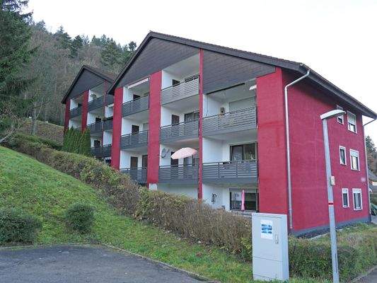 seitliche Hausansicht