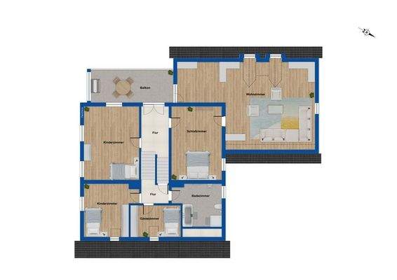 Grundriss Dachgeschoss I