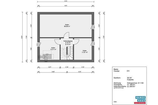 Beispiel Grundriss KG