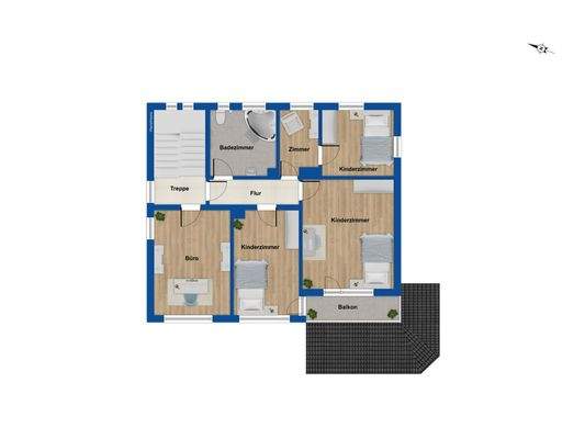 Grundirss - Obergeschoss