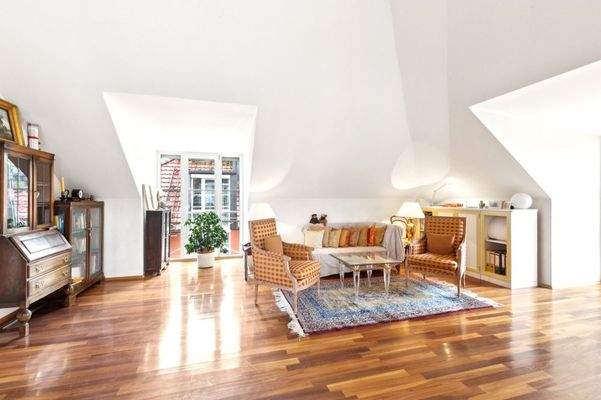 Studio im Dachgeschoss