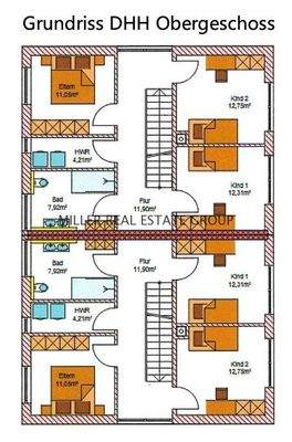 Grundriss Obergeschoss