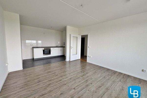 Das unmöblierte Wohnzimmer