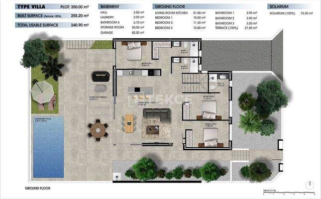 Stylish Detached Bungalow Style Golf Villas in Los Alcázares