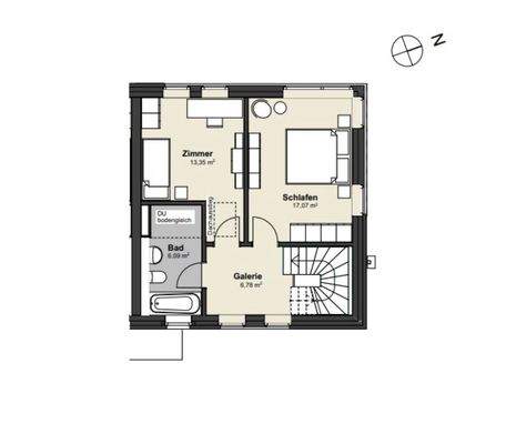 Grundriss Obergeschoss