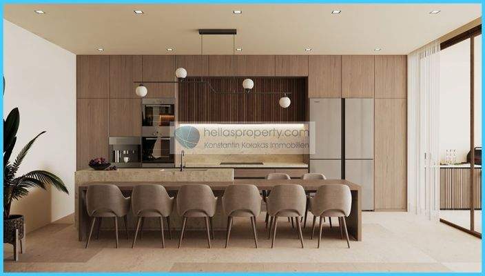 Küche und Essbereich