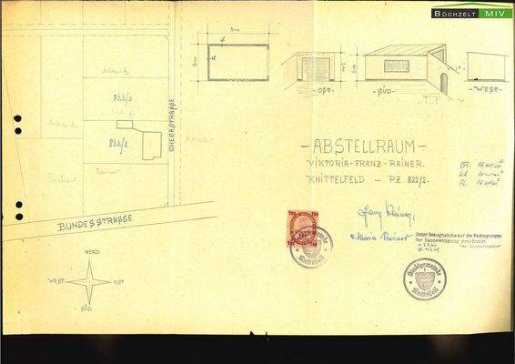 Plan Abstellraum / Garage