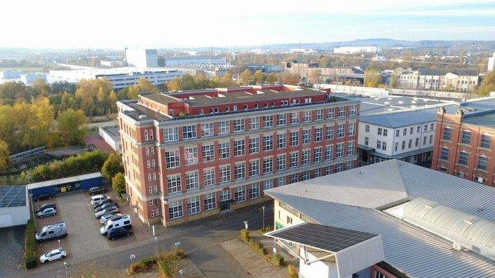 Luftbild des Gebäudes