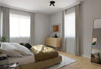 Ein geräumiges Schlafzimmer, in dem Sie so richtig entspannen können