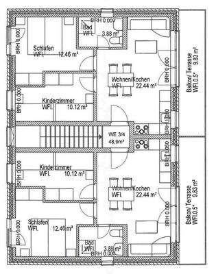Grundriss Obergeschoss