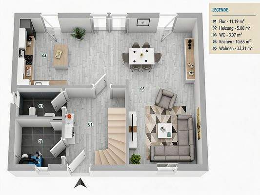 Grundriss Erdgeschoss