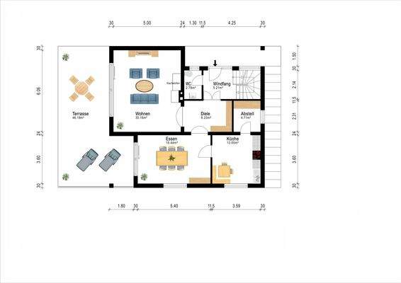 Grundriss Erdgeschoss