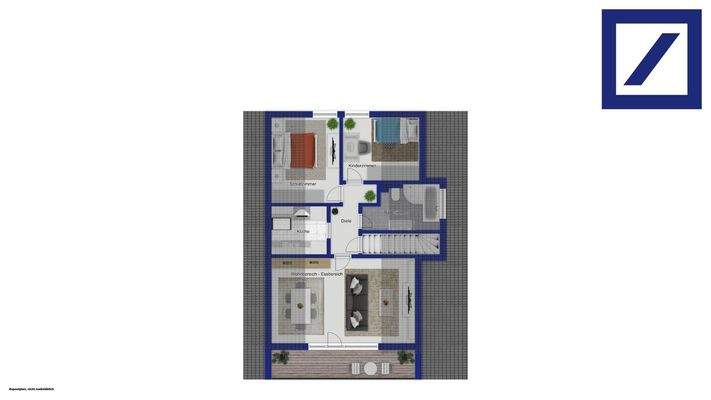 Ansicht Grundriss DG nicht maßstäblich!