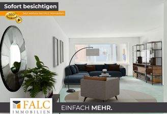 Wohnzimmer EG (virtuell möbliert)