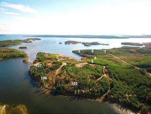 Luftaufnahme Parzellierung Blickrichtung Meer