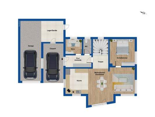 Grundriss Erdgeschoss