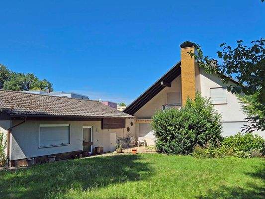 Rückseite mit Anbau