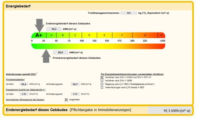 Vorläufiger Energieausweis