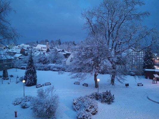 Blich aus dem Hotel vorne