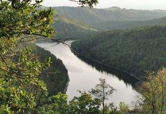 Blick zum Thüringer Meer