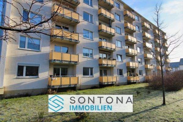 Ansicht hinten mit Balkonen