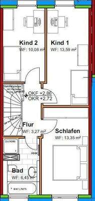 Einheit Nr. 2: - Obergeschoss -