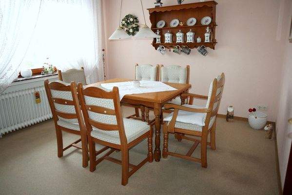 Esszimmer im Bungalow