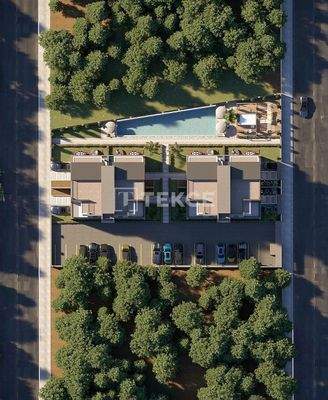 Apartments in a Complex with a Pool Near Airport in Antalya