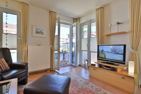 Zugang zum Balkon in Nordwestlage