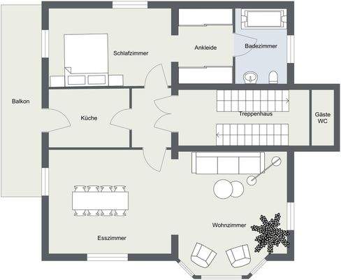 1. Obergeschoss Bahnhofstr. 88