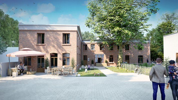 Visualisierung Hinterhaus