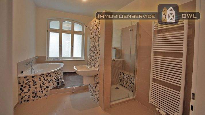 Neues Bad mit Fussbodenheizung