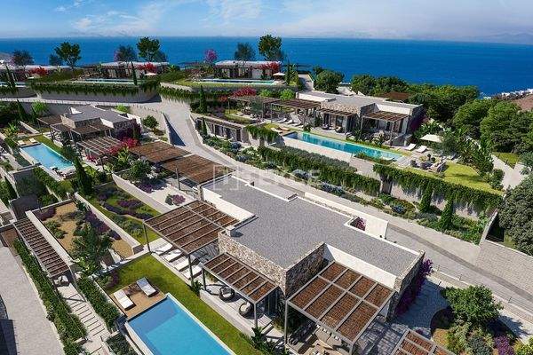 Detached Sea-View Villas with Private Pools in Gümüşlük Bodrum