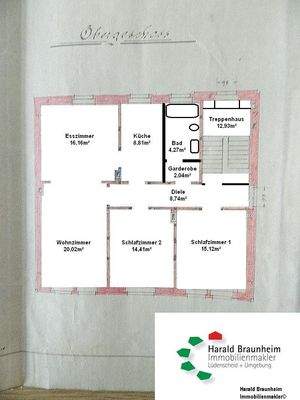 Grundriss Obergeschoß